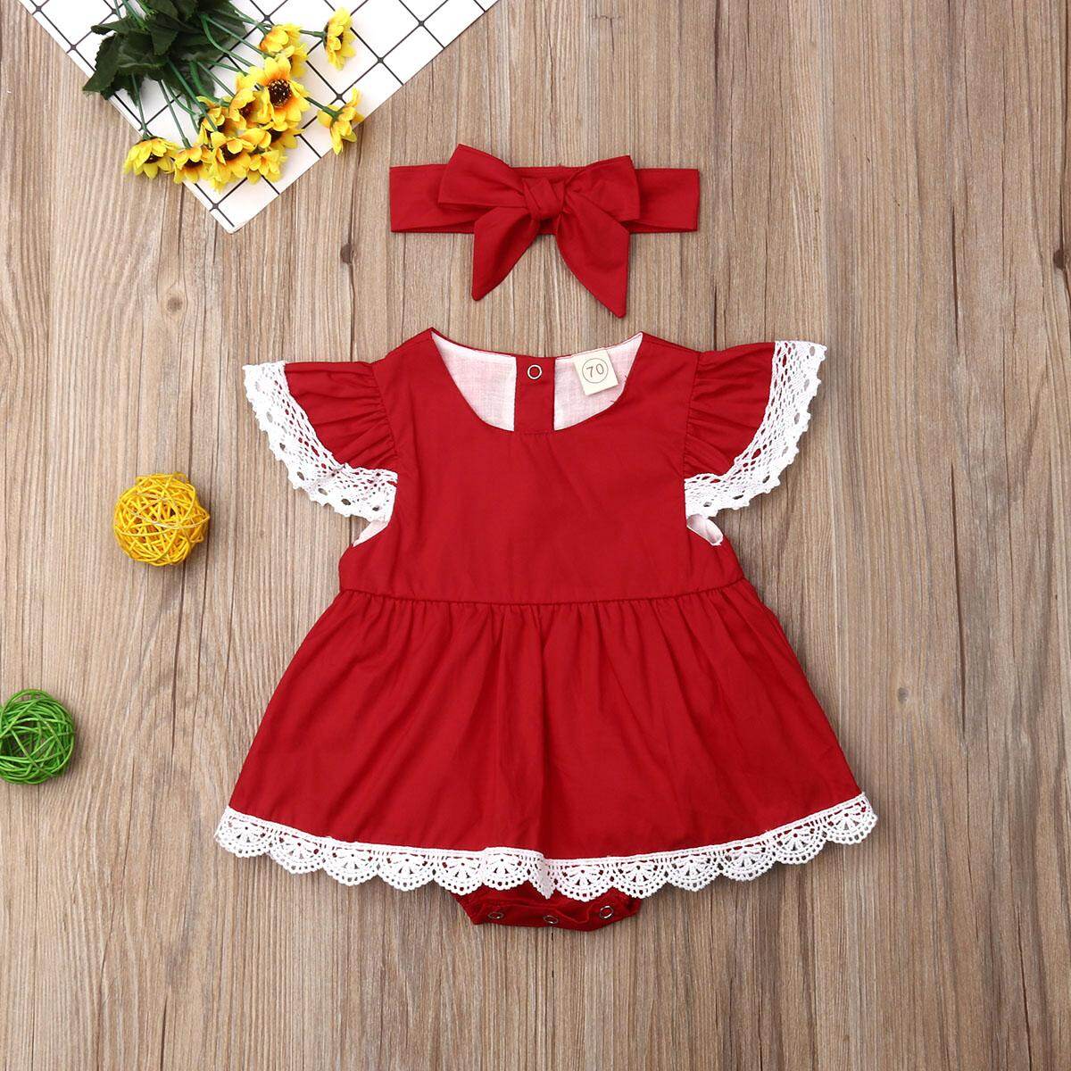 lace romper dress for baby girl