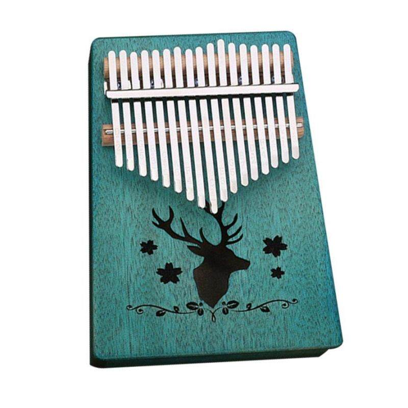 OSMAN 17 Key Kalimba Veneer Mahogany Thumb Piano Natural Keyboard Musical Instrument Malaysia