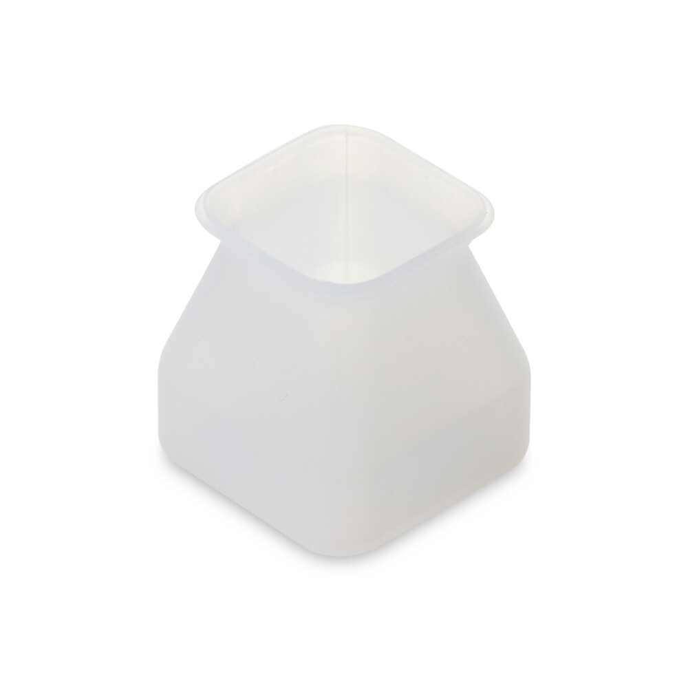 QIANGDI 10 Cái Nắp Chân Ghế Silicon Hình Vuông Khăn Trải Bàn, Miếng Lót Chân Nhỏ Màu Trắng Xám Nâu Tấm Bảo Vệ Sàn