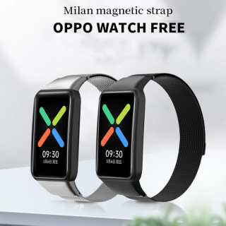 Magnetic metal Bracelet for OPPO watch Free Stainless Steel strap band for OPPO watch Free smart watch band Accessories Correa thumbnail