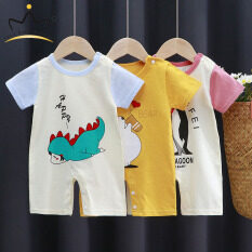I Love Áo Liền Quần Cotton Cho Em Bé Daddy & Mummy Áo Liền Quần Ngắn Tay Cho Trẻ Em Mùa Hè Áo Liền Quần Một Mảnh