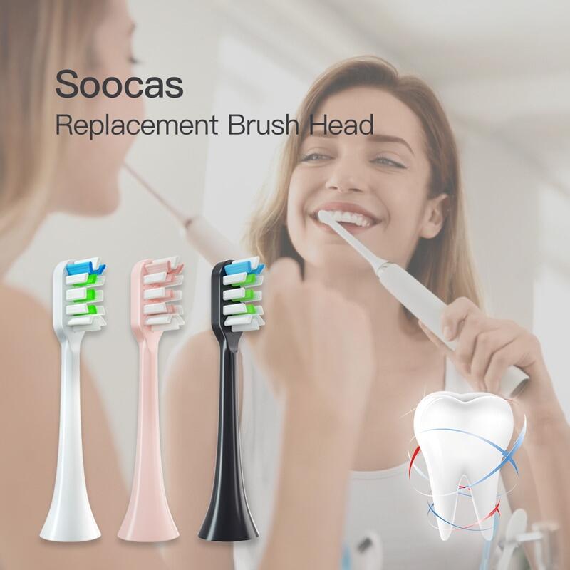 12pcs/Set Replacement Toothbrush Heads For SOOCAS X3/X3U/X5 Sonic ...