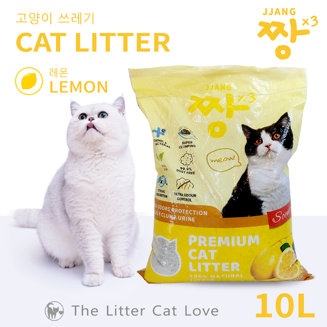 JJANGX3 10L Cat Litter Sand / Pasir Kucing Aroma Quick Absorbent 