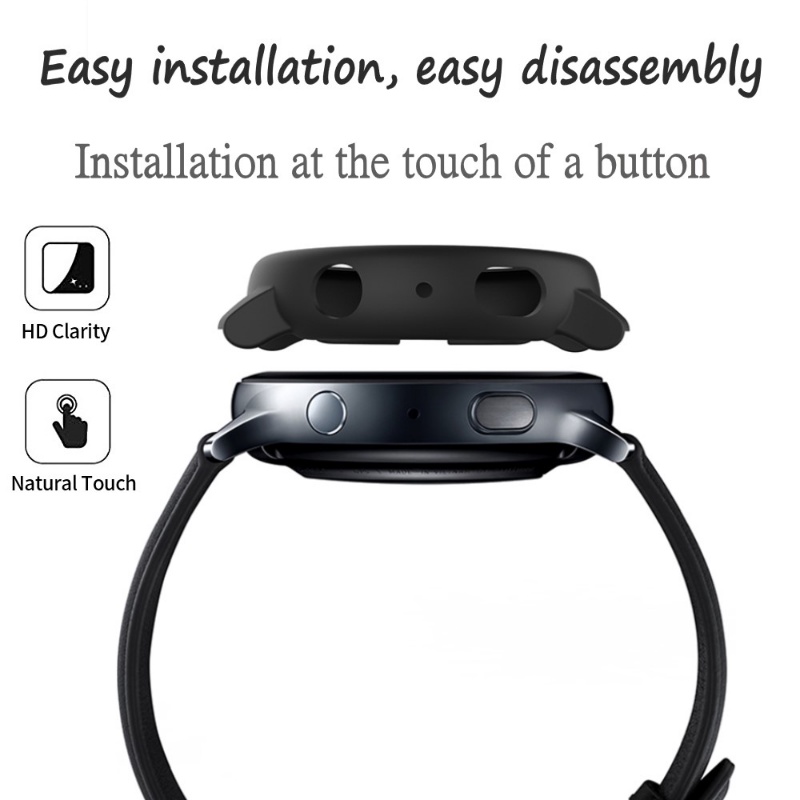 CCLCC Ốp Bảo Vệ Màn Hình Tương Thích Với Samsung Watch Active 2 40Mm 44Mm/Ốp Bảo Vệ Toàn Diện Samsung Watch 4 40Mm/44Mm