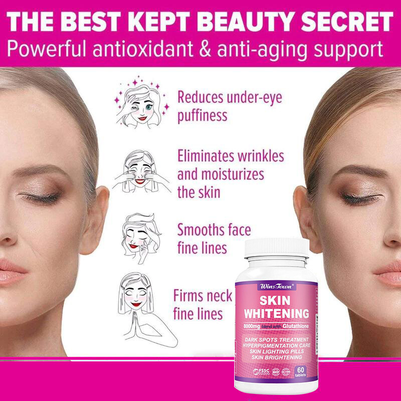 Glutathione Whitening Pill Tablets 5000mg Glutathione Tablets - Effective Skin  Whitening Supplement Glutathione Whitening Skin Capsules | Lazada