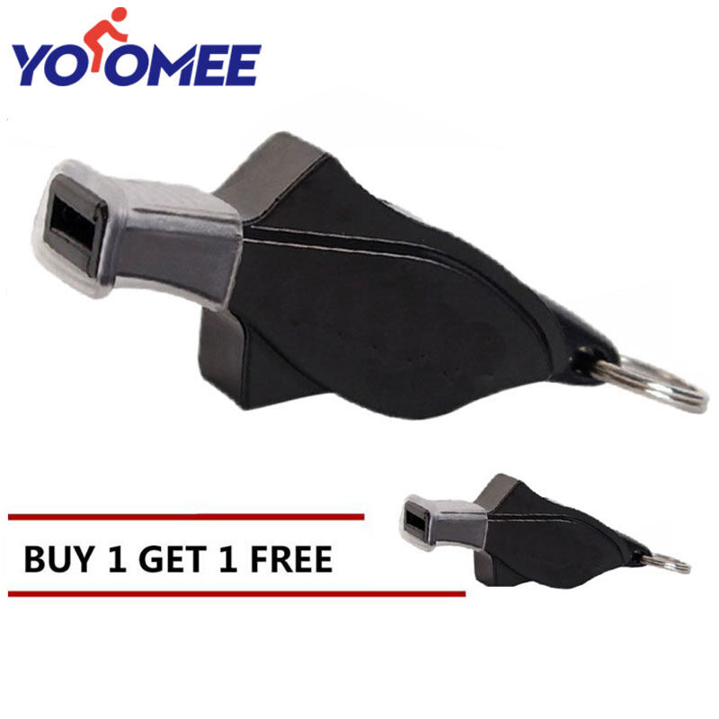 Yoomee 2 Pcs Basketball Football Soccer Referee Whistle Emergency Survival Lifesaving Whistles