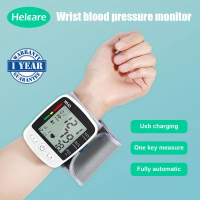 Helcare Blood Pressure Monitor Automatic Blood Pressure Measurement USB Charging Voice function Chargable sphygmomanometer
