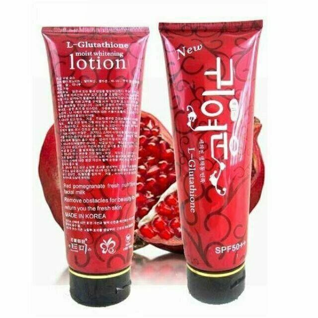 l glutathione moist whitening lotion spf 50 L-Glutathione Moist Whitening Lotion SPF 50++