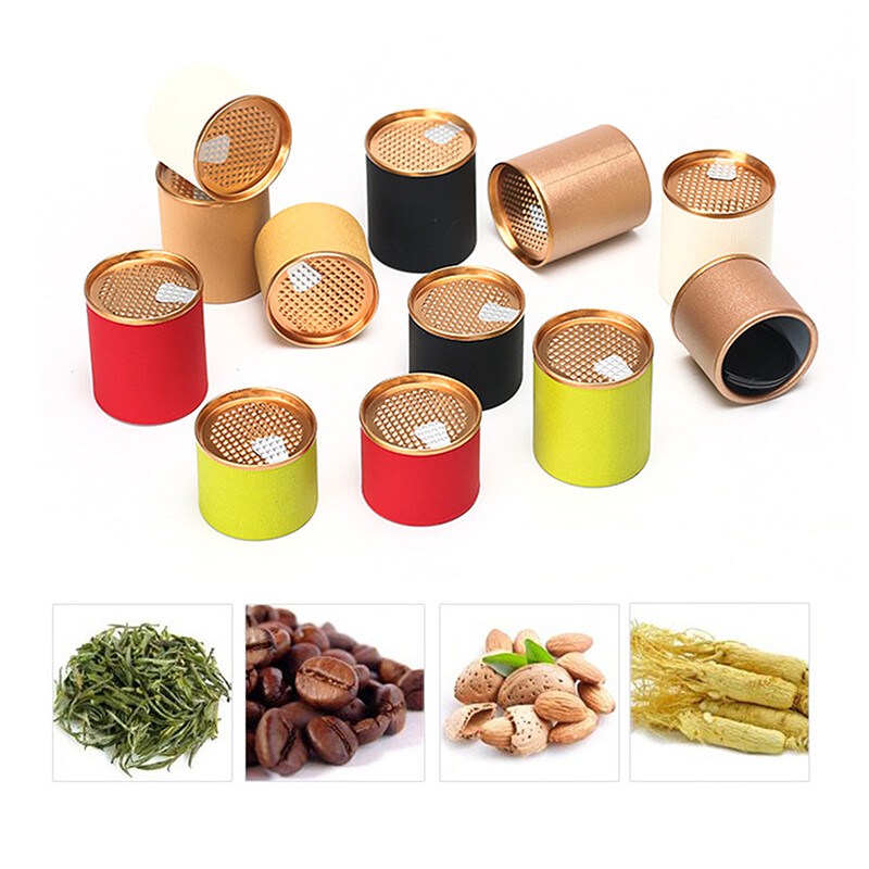 Moito Tea Caddy Organizer Packaging Box Metal ​For Bulk Cereals Bulk Storage Container