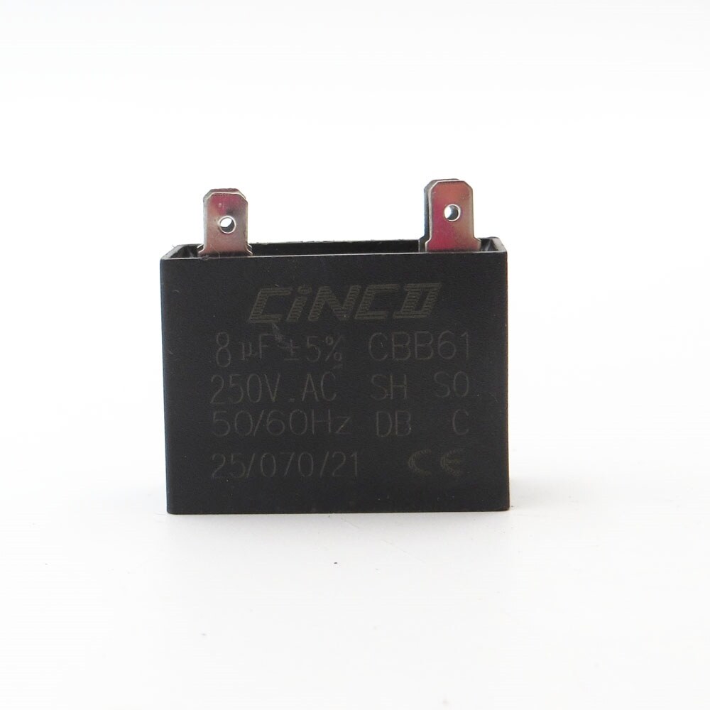 【A Hot】 8uF 250V CBB61 Motor Run Capacitor Ceiling motor fan Start