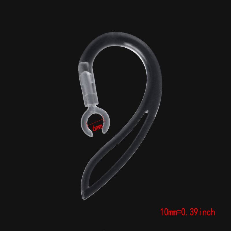 [Giấc mơ tủ quần áo] Kẹp móc đeo tai silicon mềm trong suốt Tai nghe tương thích Bluetooth Mini