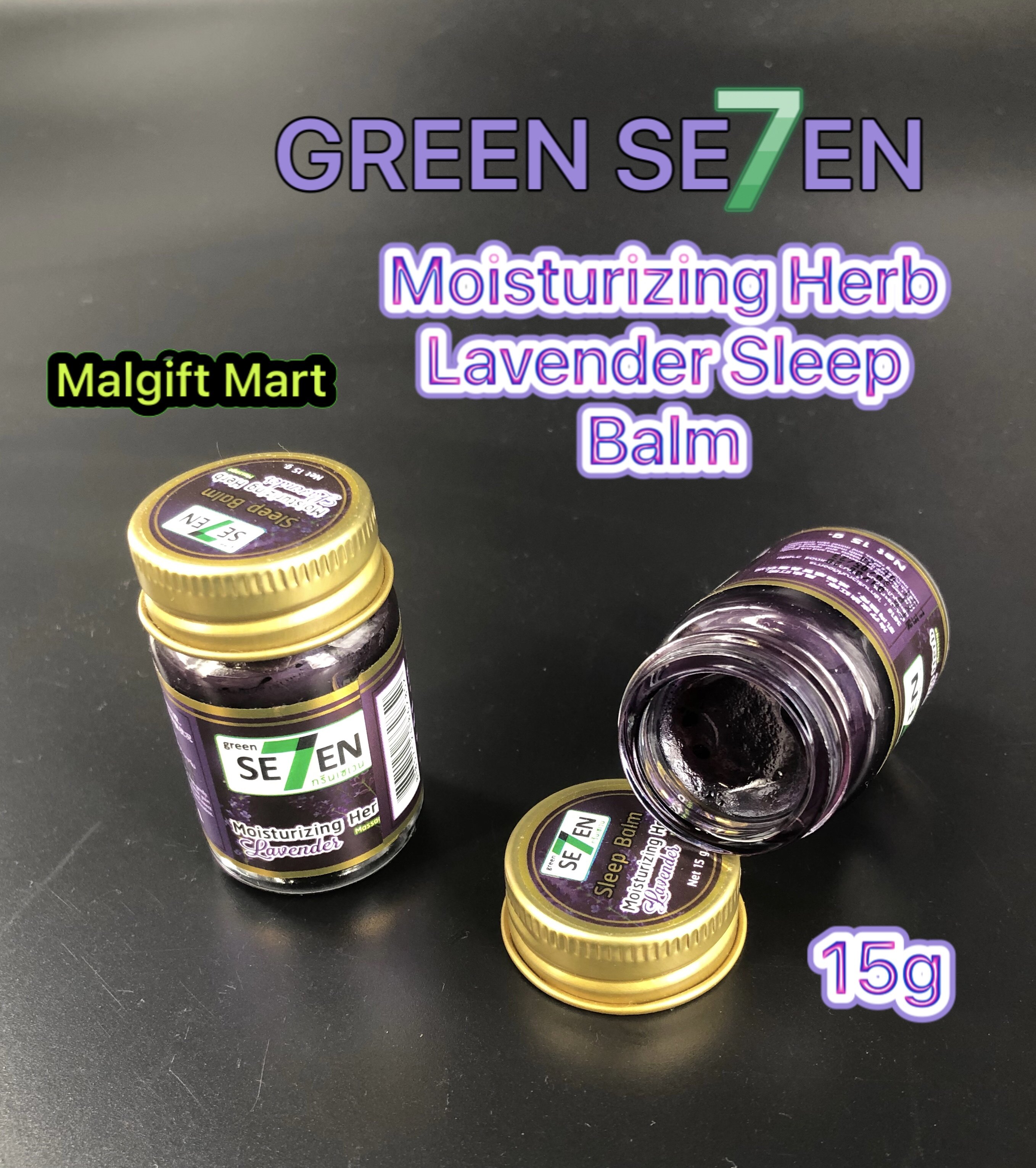 Green Seven Lavender Sleep Balm Moisturizing Herb Massage Relaxing Balm