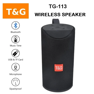 TG113 Speaker Bluetooth Wireless Speakers Waterproof Altavoz Bluetooth Speaker 5w Mp3 AUX USB FM Radio Stereo Subwoofer