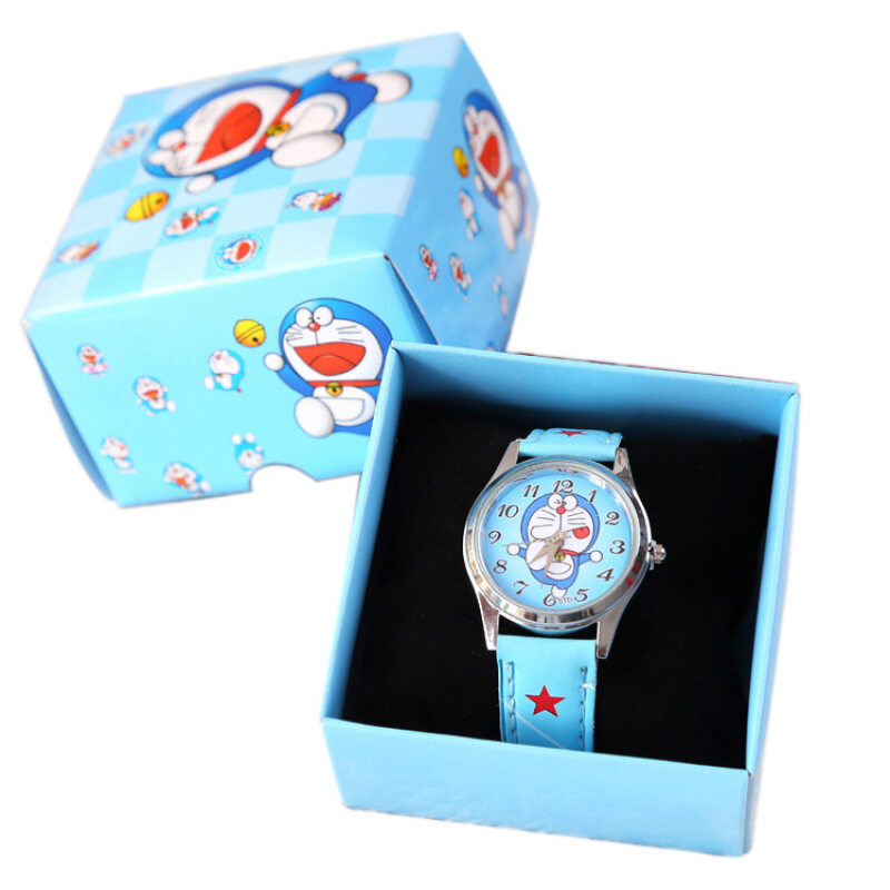 Đồng Hồ Hộp Doraemon Cho Trẻ Em, Đồng Hồ Đeo Tay Sinh Nhật Dây Da Dễ Thương Chống Nước Phong Cách Thường Ngày Cho Bé Trai Bé Gái Quà Tặng Sinh Nhật Cho Bé Trai Bé Gái bán chạy