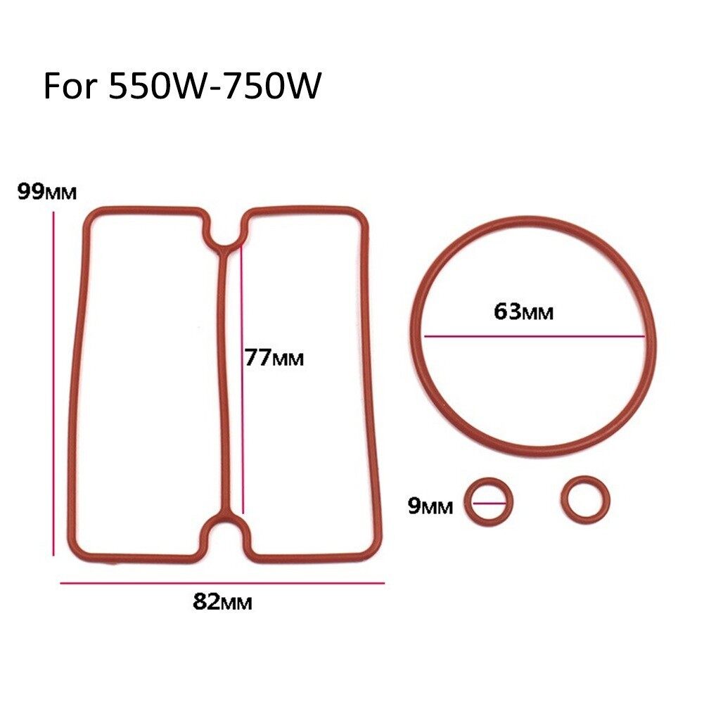 For 550/750/950w 4pcs/set air compressor rubber air compressor cylinder head