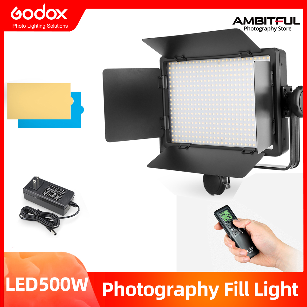 GODOX LED500 White LED Panel – Illuminazione Continua A LED Per Foto E Video