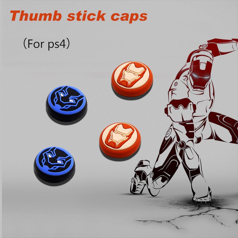 2 Chiếc Nắp Kẹp Ngón Tay Cái PS4/PS5 Nắp Điều Khiển Playstation4 Nắp Kẹp Ngón Tay Cái Bằng Cao Su Silicon