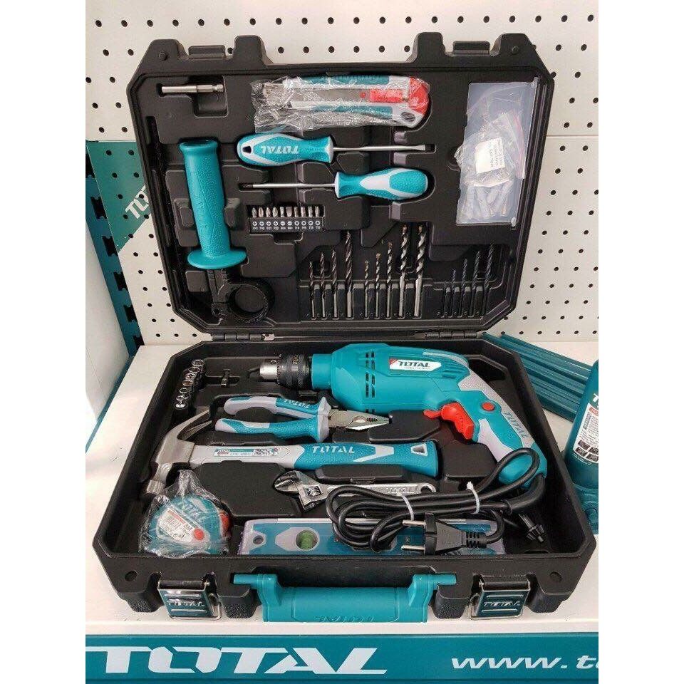 Bộ máy khoan búa 101 chi tiết total thkthp1012e