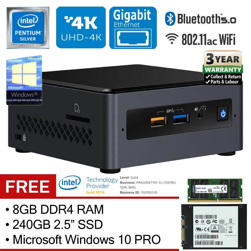 Cny 2020 Intel Nuc7pjyh 8 240ssw10p L10 Pentium Silver 1 5ghz 2 Cny 2020 Intel Nuc7pjyh 8 240ssw10p