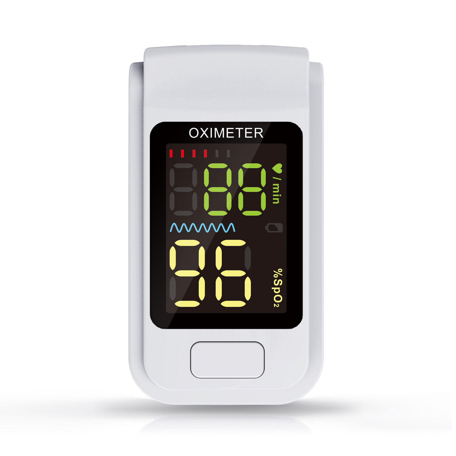 (FCC/CE/ROHS) Pulse O-Ximeter จอแสดงผลแอลอีดีเลือดเซ็นเซอร์ออกซิเจนความอิ่มตัวของ Mini SpO2 Monitor PR Pulse Rate เครื่องวัดสำหรับกีฬา Lover