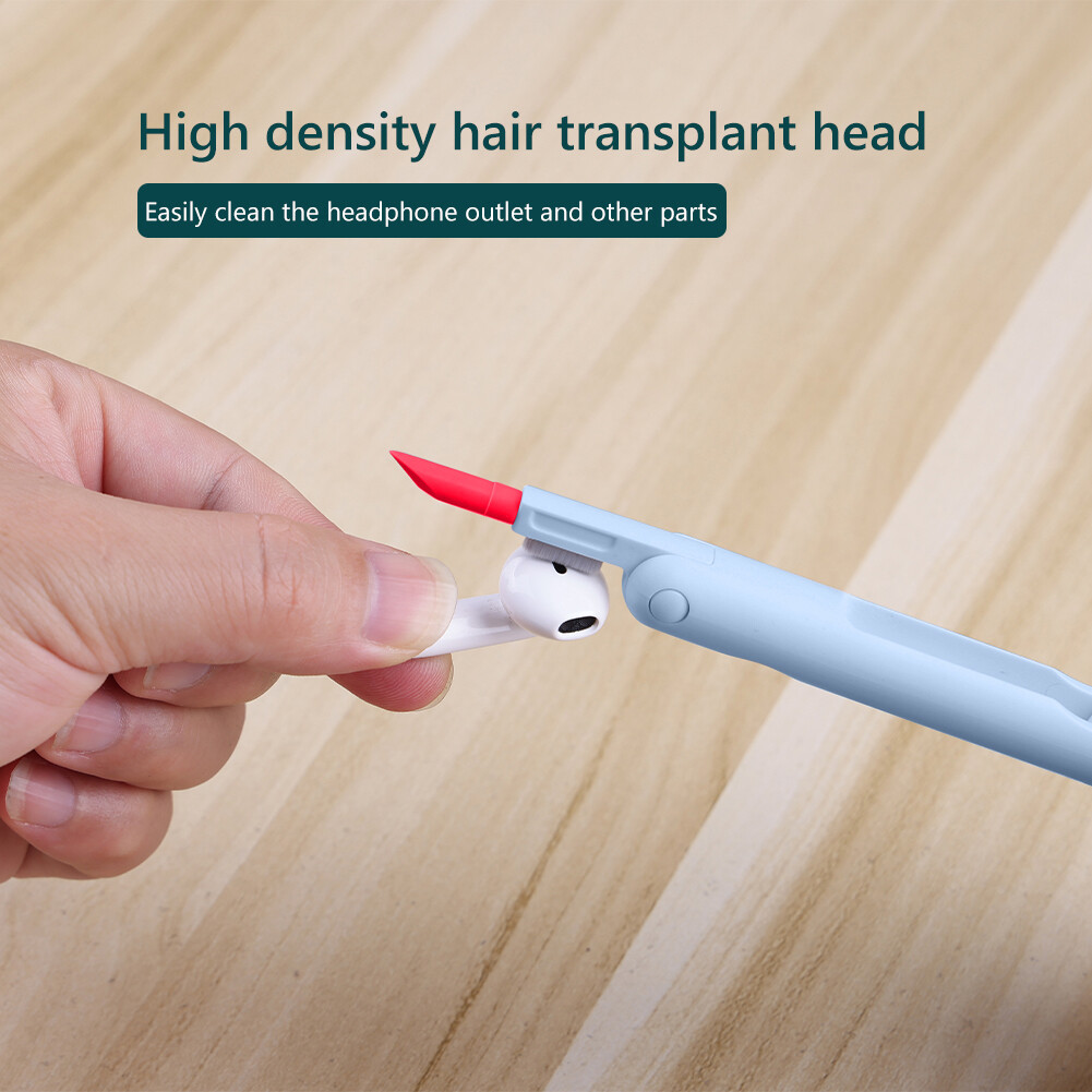 8 trong 1 bàn chải vệ sinh kit đa chức năng tai nghe dụng cụ làm sạch cho máy tính điện thoại tai nghe