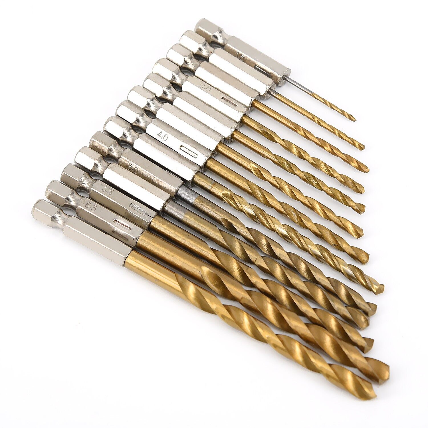 13pcs High Quality Drill Set Drill Bits High Speed Steel HSS Drill Bit Set Tool