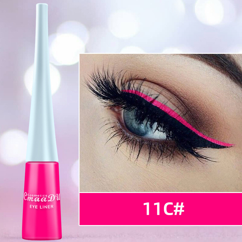 BEAUTYBIGBANG Metallic Colorful Matte Waterproof Eyeshadow Liquid Eyeliner Eye Makeup Eyeliner Smooth Liquid Eye Liner Cosmetic