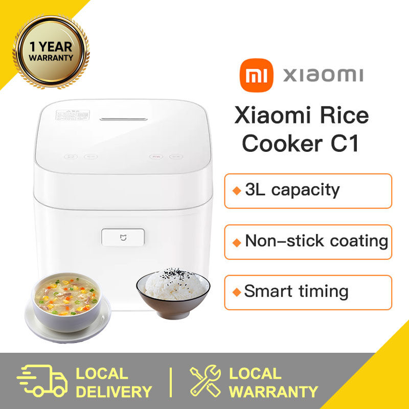 【Free Gift】Xiaomi rice cooker Mini Rice Cooker C1 3L Multifunctional