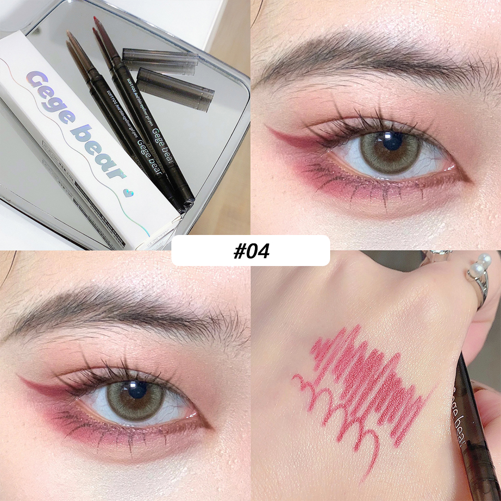 Soft Waxy Eyeliner Gel Pencil Diamond Shimmer Lying Silkworm Pen High Pigment Eyeliner Lasting Glitter Eye Makeup