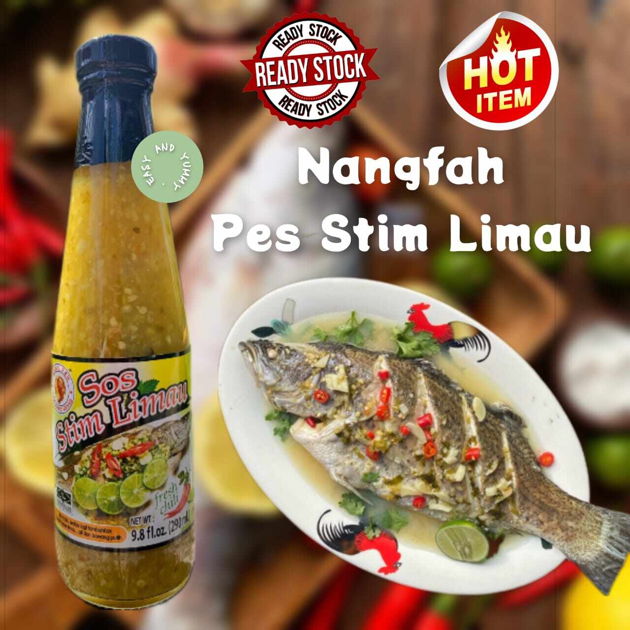 Udang Stim Limau Thai Style – Sihat & Sedap
