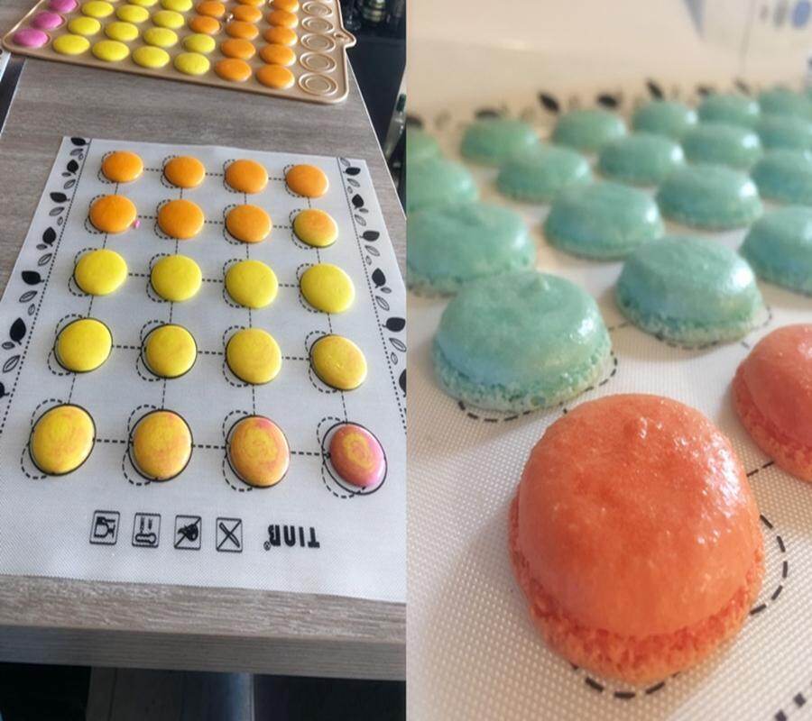 40X30Cm/29X26Cm Silicone Baking Mat Fondant Bakeware Macaron Oven Baking Tools For Cakes Pastry Tools Sheet Dough Roll Mats Pad
