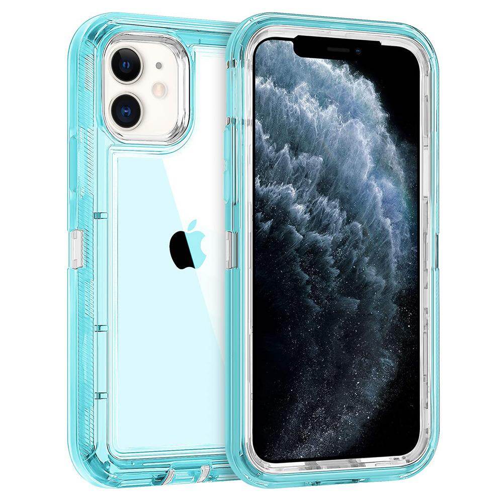 Hybrid Clear Case for iPhone 15 Pro Max / iPhone 15 Pro /iPhone 15,Heavy Duty Dual Layer Shockproof Case with Hard PC Soft TPU Back Protective Cover for iPhone 14 Pro Max/14 Plus/13 Pro Max/12 Pro Max/11/11Pro/11 Pro Max/SE 2022 2020