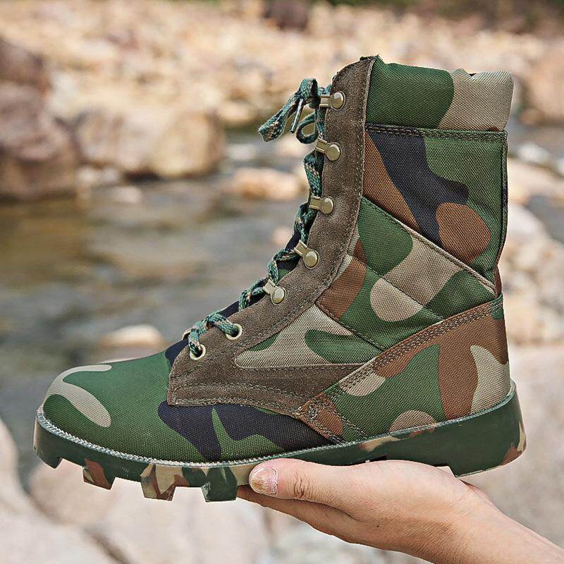 High Top Combat Boots Security Training Boots Outdoor Desert Boots