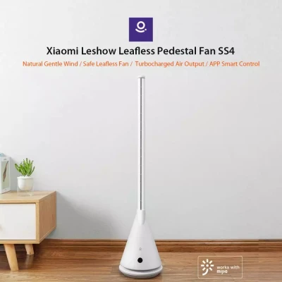 XIAOMI Mijia Leshow Smart Bladeless Standing Fan [Ready Stock/Local Delivery/24hrs Ship Out]