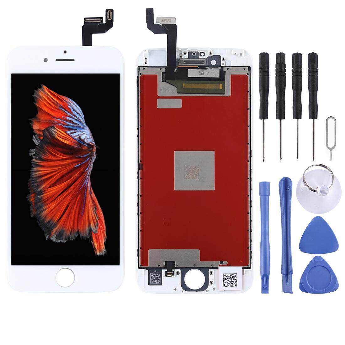 LCD Orisinal Layar dan Digitizer Penuh Perakitan untuk iPhone 6 S (Putih)