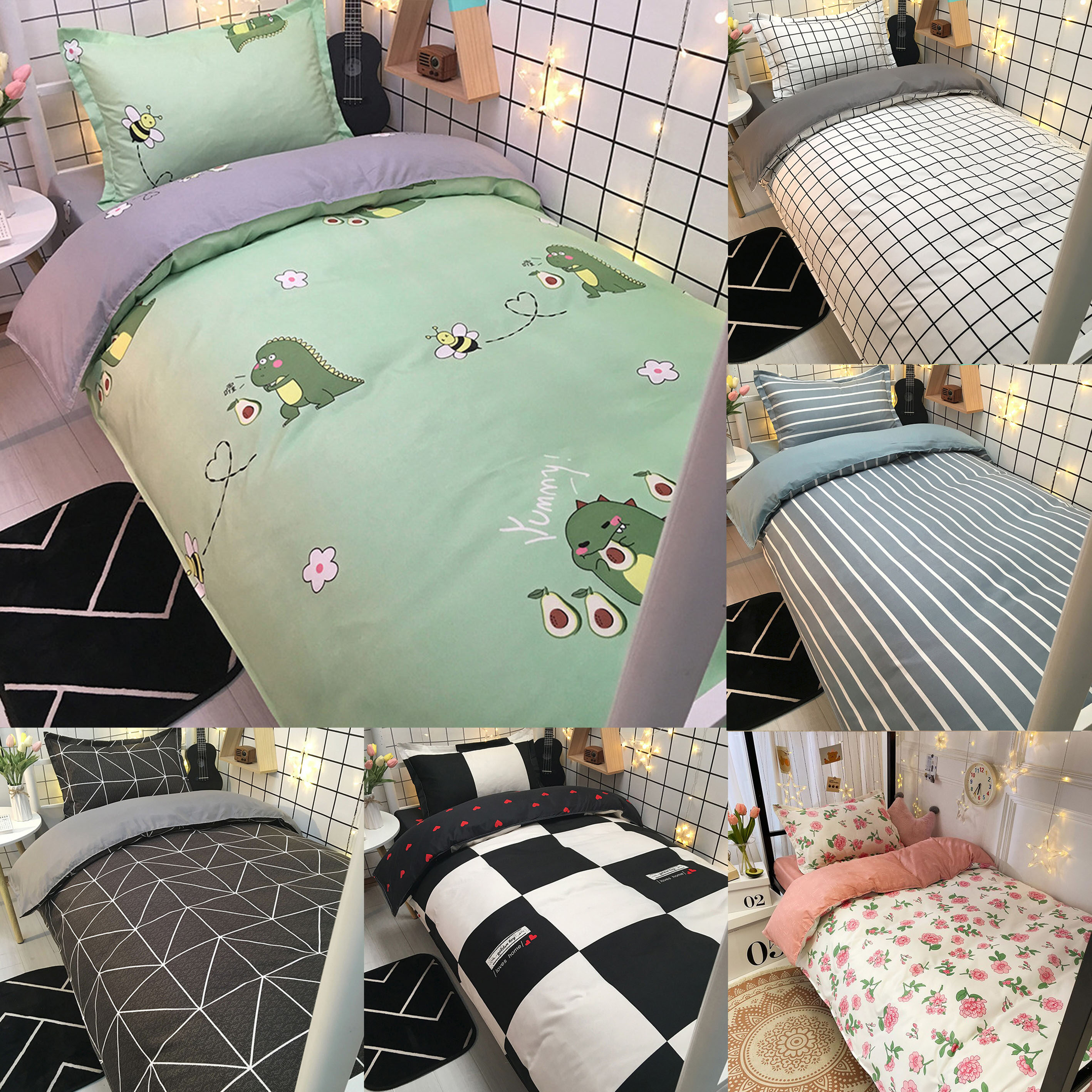 Shop Bedsheet Set Single With Comforter 