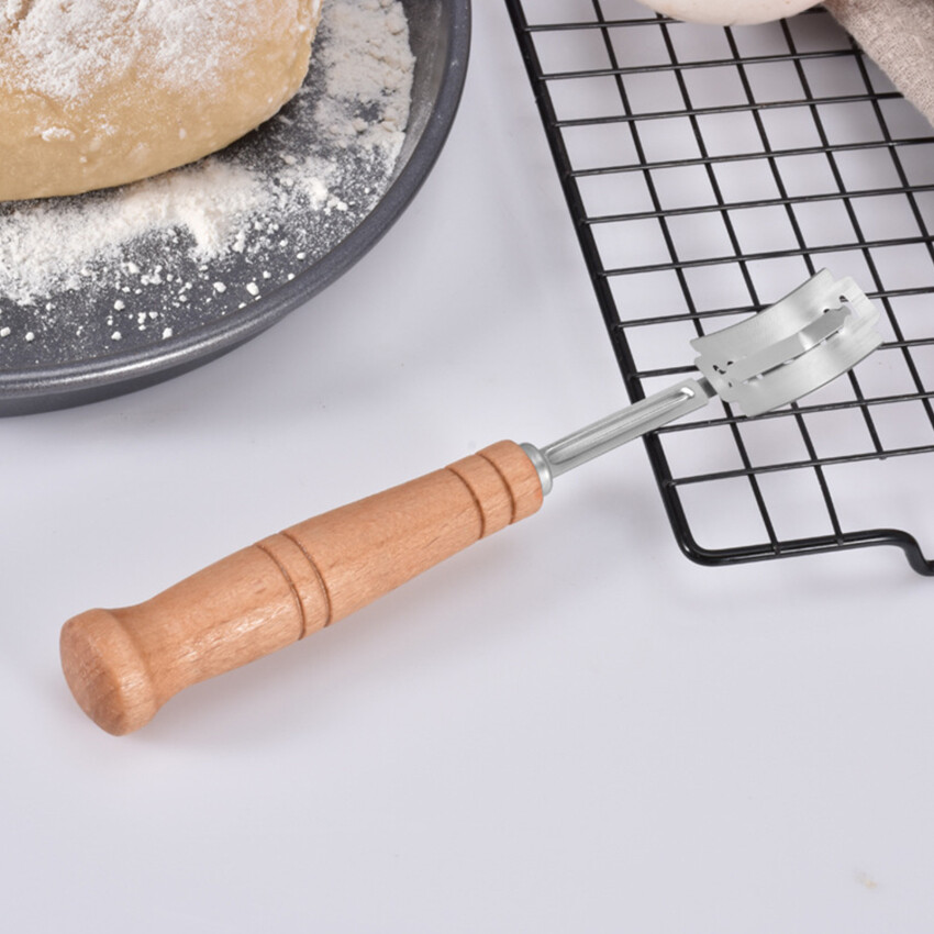Bánh Mì Arc Cong Cutter Thợ Làm Bánh Cutter Slashing Công Cụ Bánh Mì Bột Chấm Điểm Lưỡi Công Cụ Làm Dao Cạo Cutter Cong Cutter