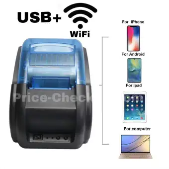 58mm 2 Pos Thermal Receipt Sticker Label Printer Usb Wifi