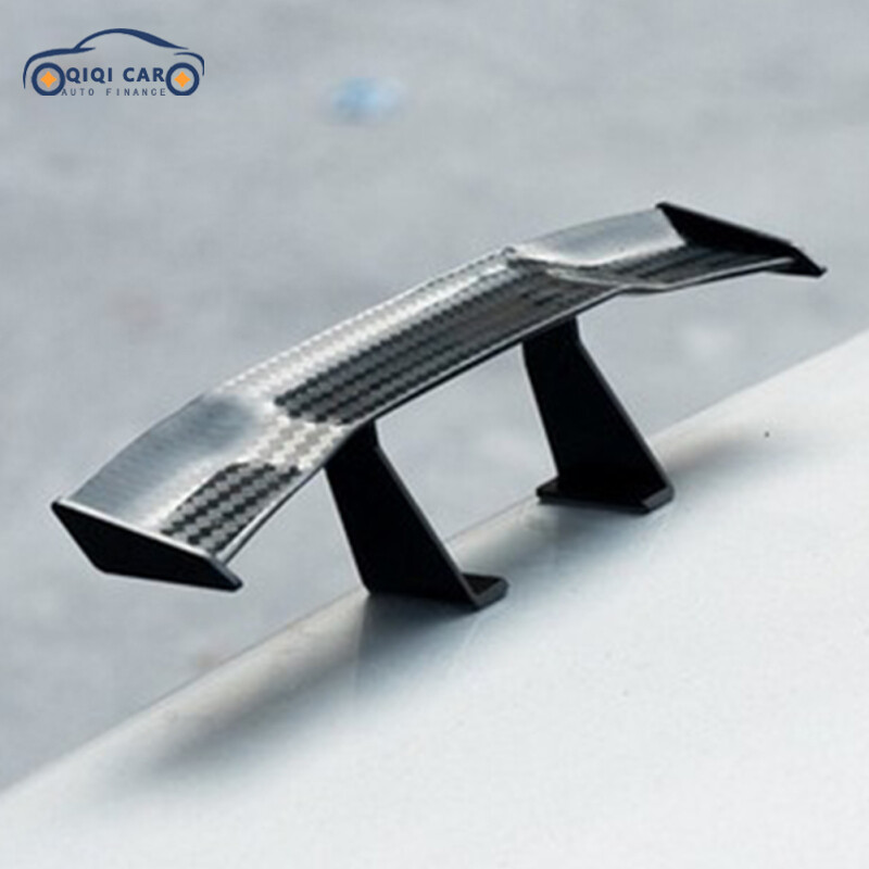 QIQI Car Tiny Tail Wing Black ABS Mini Rear Wing Spoiler Universal Car Refitting Tool