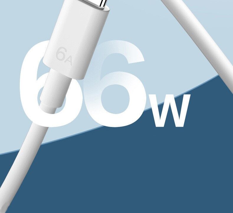 Typec data cable fast charging 6a suitable for Huawei Xiaomi mobile phone charging cable TPE66w Android data cable