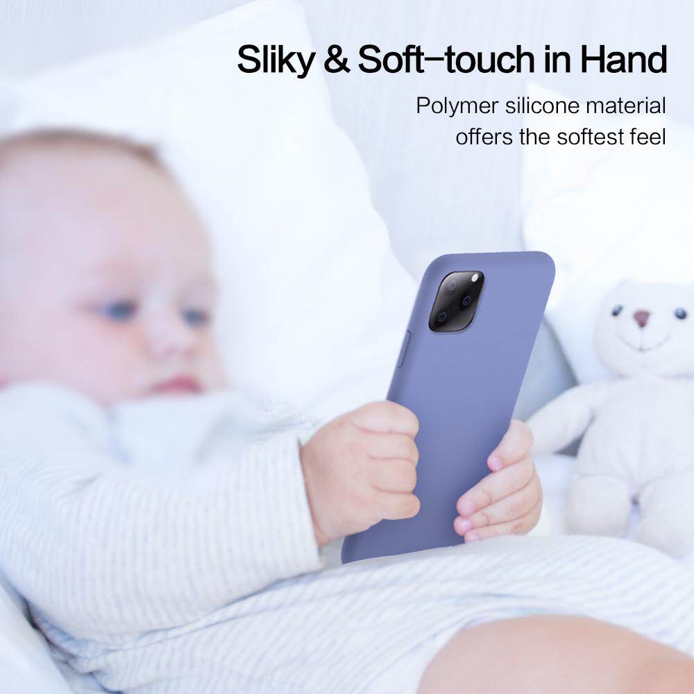 SmartDevil Liquid Silicone Silky LSR Phone Case, Flex Pure Cases Soft Smooth Cell Phone Back Cover For Apple iPhone 11