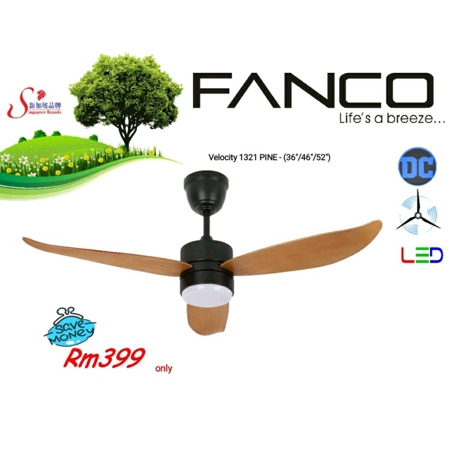 Fanco Ceiling Fan With Light Malaysia Shelly Lighting