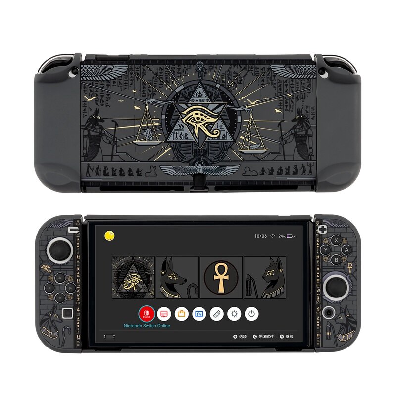 Vỏ Bảo Vệ Oled Công Tắc Chủ Đề Đồng Quê Huyền Bí Cho Nintendo Switch Vỏ Cứng Phụ Kiện NS