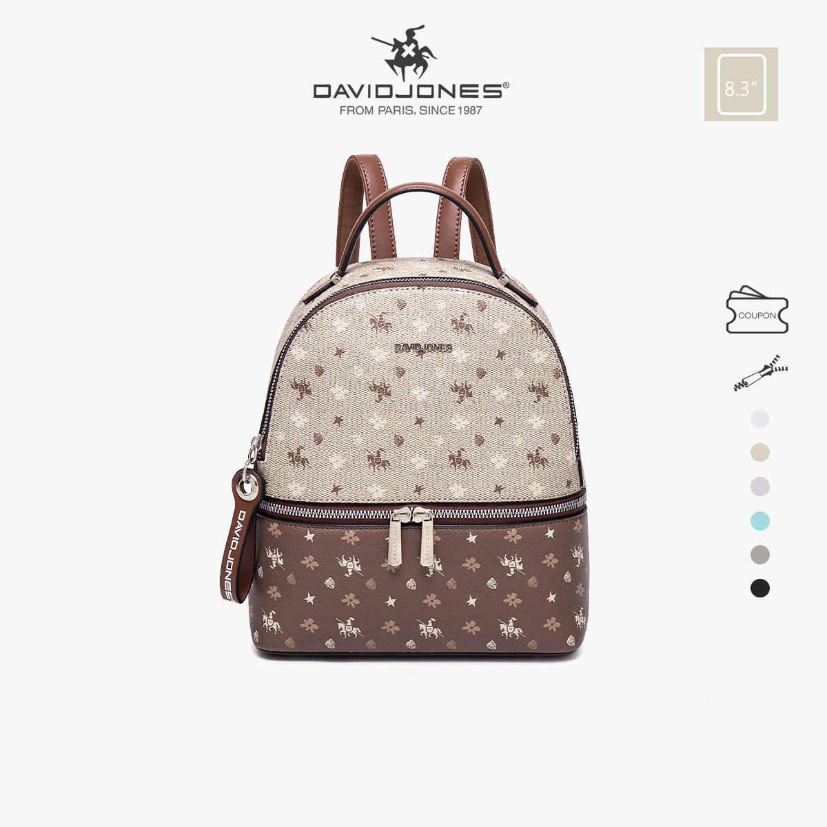 david jones paris mini backpack David jones Paris backpack for women pack bag back pack bag small packbag  bagpack for women shoulder bag
