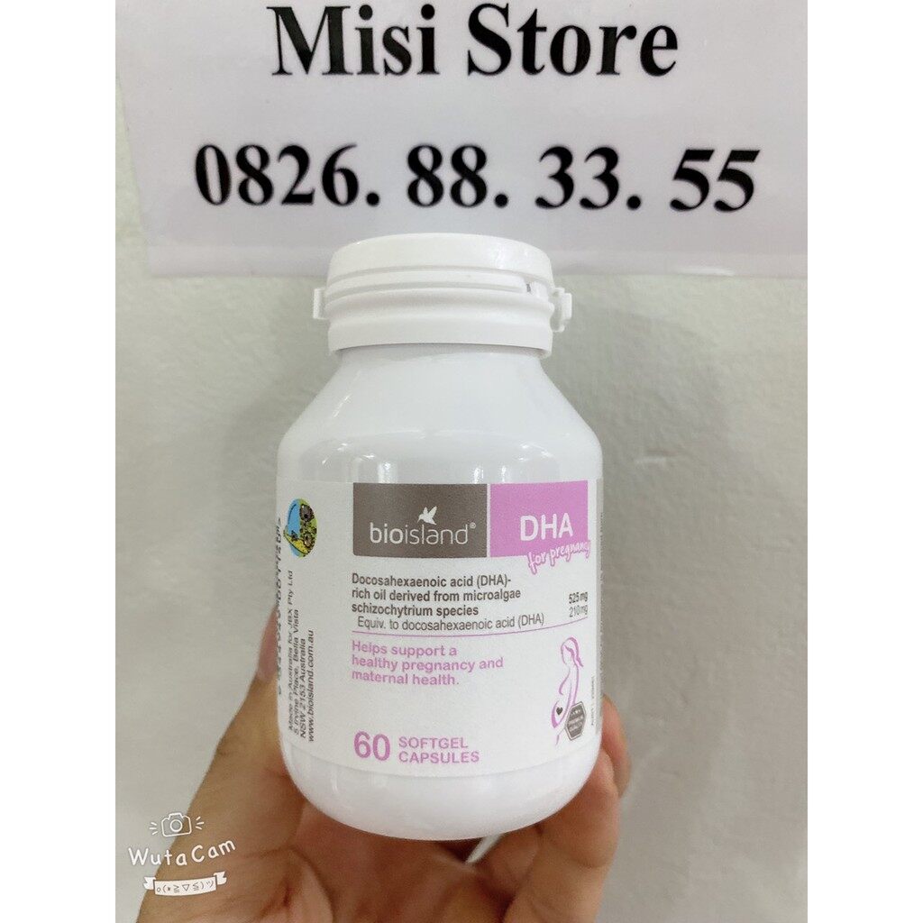 DHA Bioisland cho bà Bầu Úc Lọ 60 viên ( DHA Bầu)