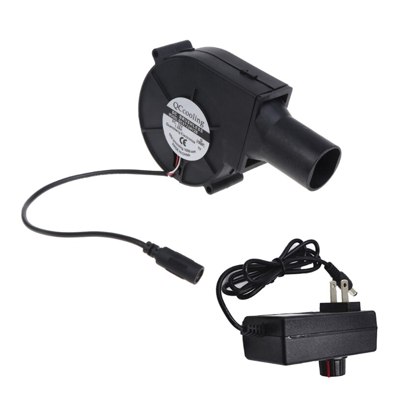 9733 12V Air Blower Low Noise Wood Stove Barbecue Stove Fan