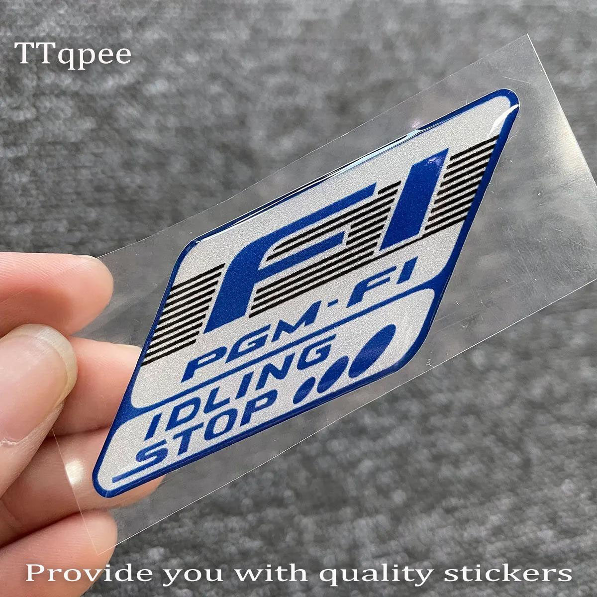 Fi biểu tượng EFI 3D Epoxy nhãn dán FI EFI hệ thống Logo thạch Gel decal cho Suzuki Raider R150 Fi gixxer FI Raider J115 FI Shooter 115 FI