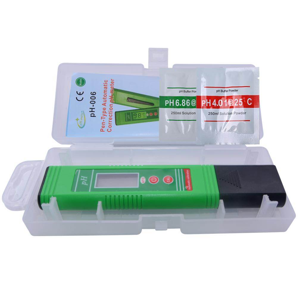 Professional pH-006 Pen-Type pH Meter with Automatic Temperature Compensation Portable Water Quality Analysis Tool