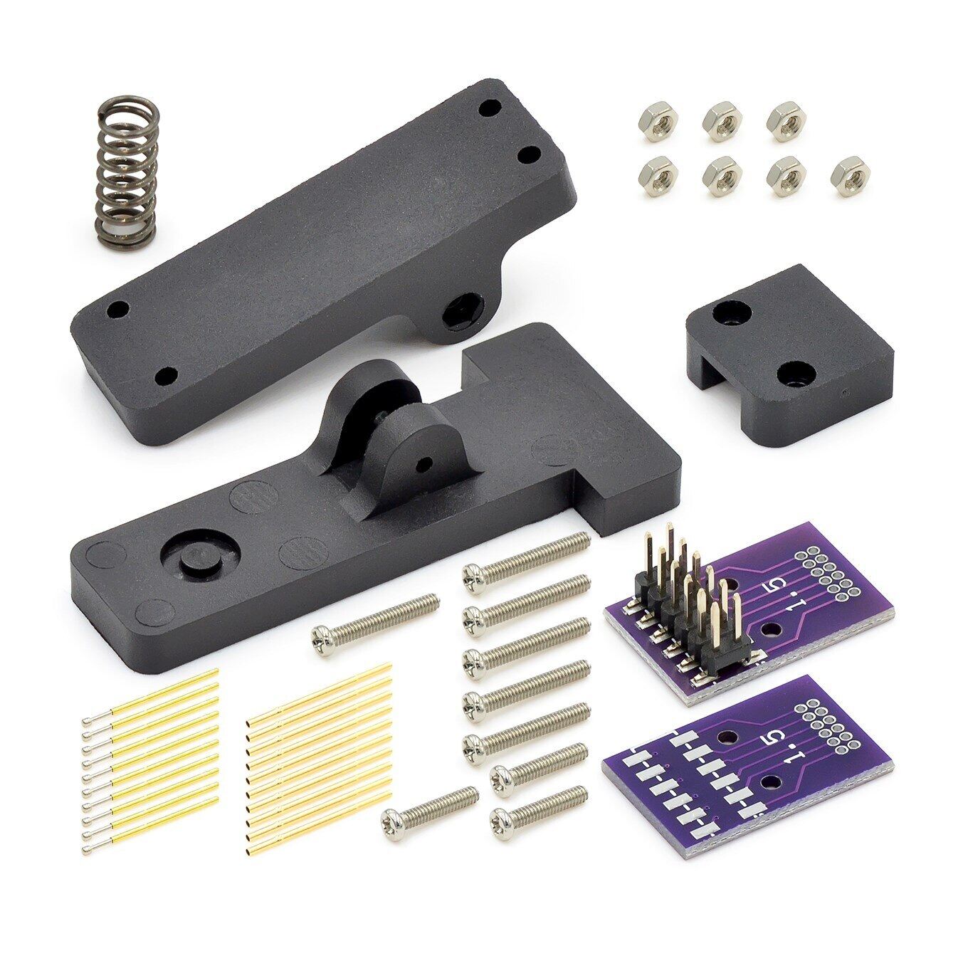 Test clip diy program burning clip pcb fixture spacing 2.54mm 2.0mm 1.5mm1.27mm