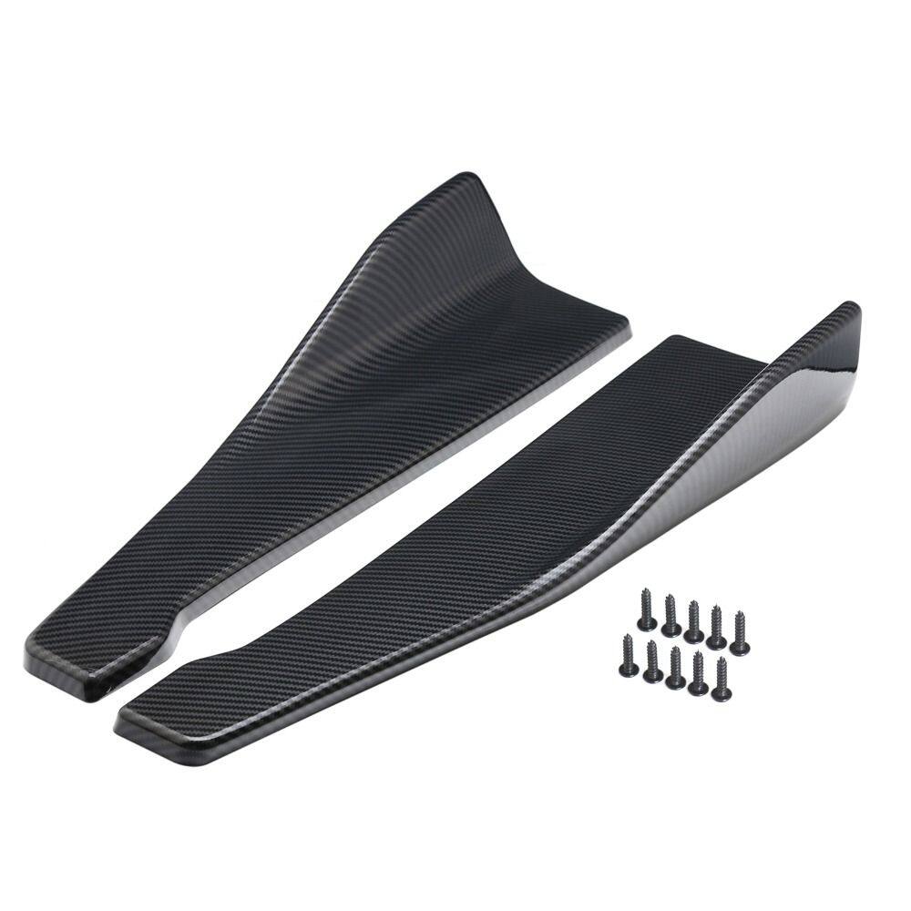 NPDTN Universal Carbon fibre Spoilers Diffuser Scratch protector Car Bumper Bars Splitter Bumpers